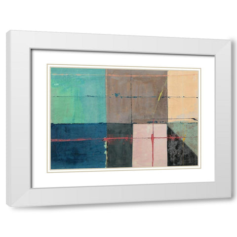 Collective Spirit White Modern Wood Framed Art Print with Double Matting by Munson, Anne