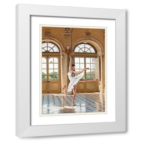 In the Grand Palace II - detail White Modern Wood Framed Art Print with Double Matting by Benson, Pierre