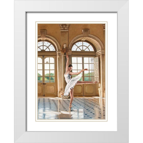 In the Grand Palace II - detail White Modern Wood Framed Art Print with Double Matting by Benson, Pierre