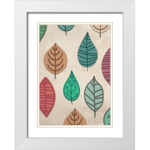 Natural Texture #1 White Modern Wood Framed Art Print with Double Matting by Grant, Eve C.