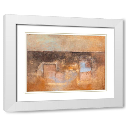 Memorie sottili White Modern Wood Framed Art Print with Double Matting by Simoncelli, Charaka