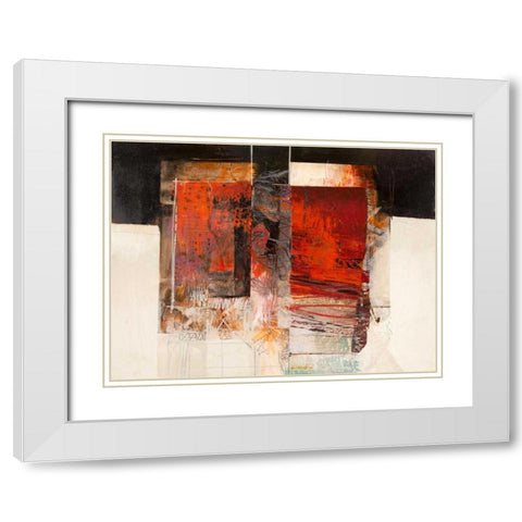 Attimo fuggente White Modern Wood Framed Art Print with Double Matting by Censini, Giuliano