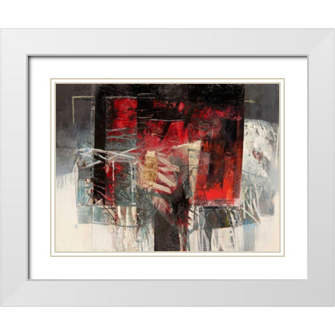 Di vino e sole White Modern Wood Framed Art Print with Double Matting by Censini, Giuliano
