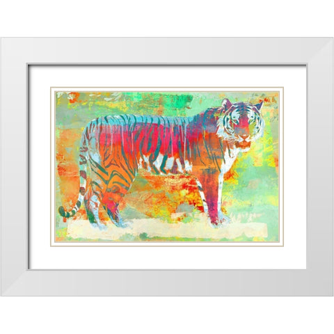 Urban Jungle I White Modern Wood Framed Art Print with Double Matting by Chestier, Eric