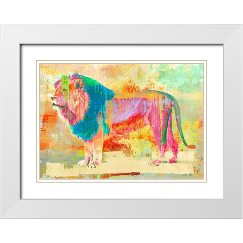 Urban Savannah I White Modern Wood Framed Art Print with Double Matting by Chestier, Eric