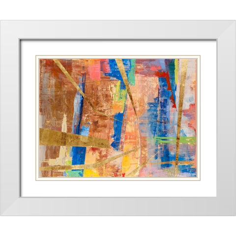 Andalusia White Modern Wood Framed Art Print with Double Matting by Corrado, Italo