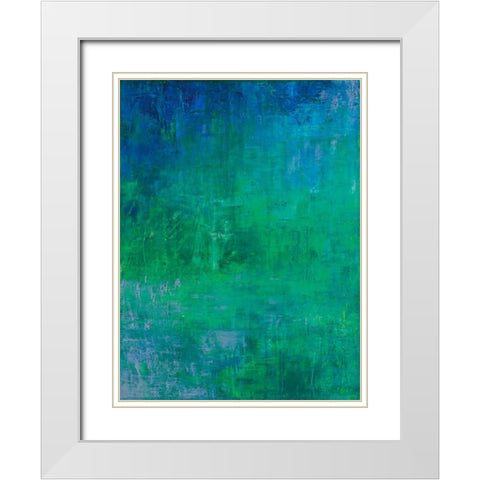 Oceani profondi White Modern Wood Framed Art Print with Double Matting by Corrado, Italo