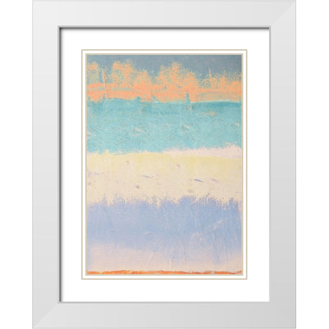 Haiku VIII White Modern Wood Framed Art Print with Double Matting by Corrado, Italo