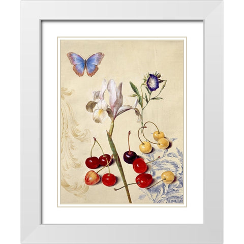 Cabinet of Curiosities n. 1 White Modern Wood Framed Art Print with Double Matting by Joannoo