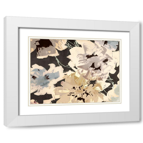 Earth Flowers II (detail) White Modern Wood Framed Art Print with Double Matting by Parr, Kelly