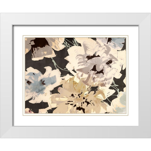 Earth Flowers II (detail) White Modern Wood Framed Art Print with Double Matting by Parr, Kelly