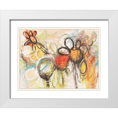 Primavera in fiore White Modern Wood Framed Art Print with Double Matting by Lucas