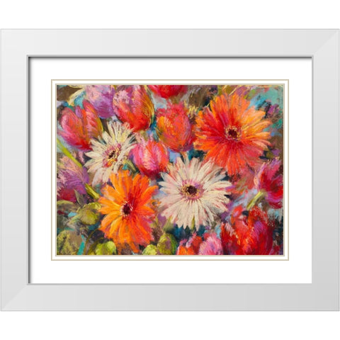 Fun, fun, fun! (detail) White Modern Wood Framed Art Print with Double Matting by Whatmore, Nel