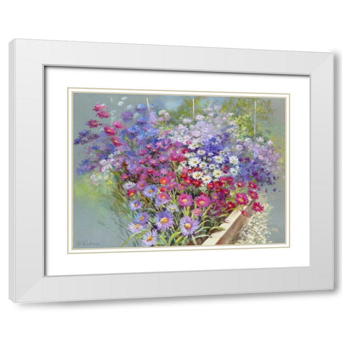 As Far as the Eye Can See White Modern Wood Framed Art Print with Double Matting by Whatmore, Nel
