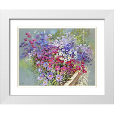 As Far as the Eye Can See White Modern Wood Framed Art Print with Double Matting by Whatmore, Nel