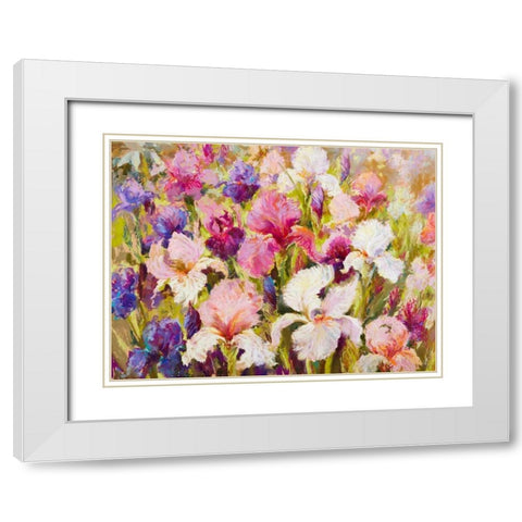 More Than I Can Say White Modern Wood Framed Art Print with Double Matting by Whatmore, Nel