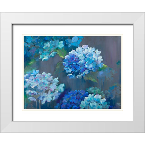 Twilight Song White Modern Wood Framed Art Print with Double Matting by Whatmore, Nel