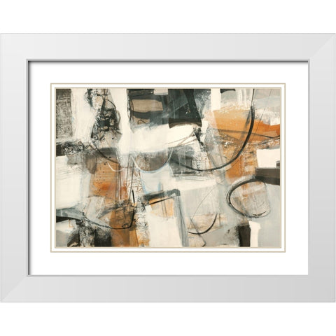 Leggere dentro White Modern Wood Framed Art Print with Double Matting by Piovan, Maurizio