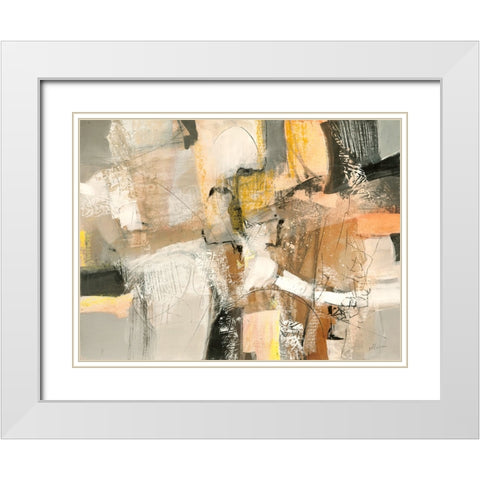 Altruismo contagioso White Modern Wood Framed Art Print with Double Matting by Piovan, Maurizio