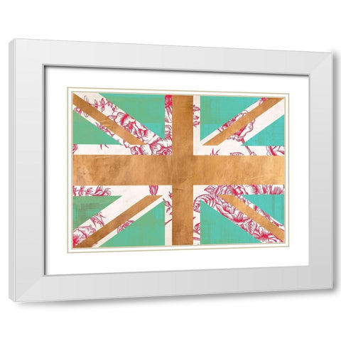 Noblesse Oblige 2 White Modern Wood Framed Art Print with Double Matting by Simon, Pat