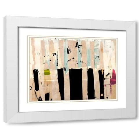 Singular Heaven White Modern Wood Framed Art Print with Double Matting by Winkel, Peter