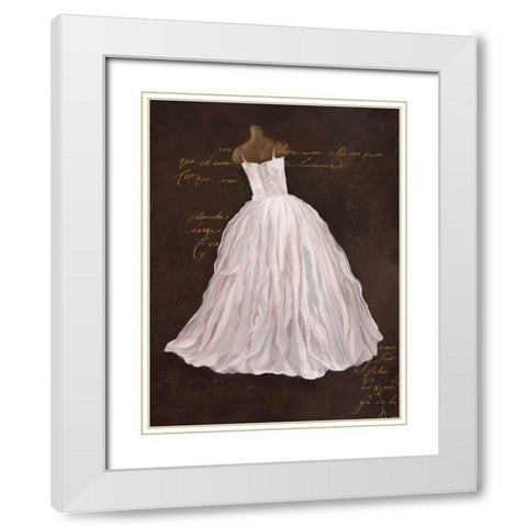 Dressed in White I White Modern Wood Framed Art Print with Double Matting by Cairoli, Stefano