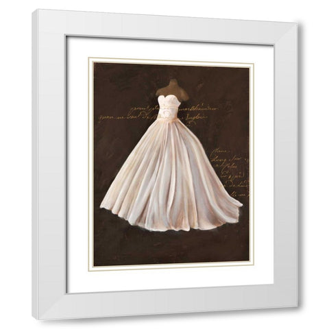 Dressed in White II White Modern Wood Framed Art Print with Double Matting by Cairoli, Stefano