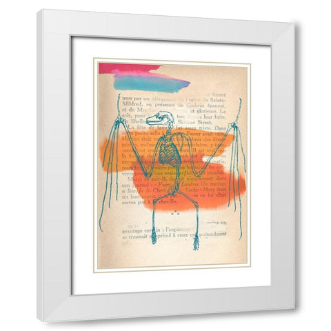 Memories of the Wild II White Modern Wood Framed Art Print with Double Matting by Stef, Lamanche