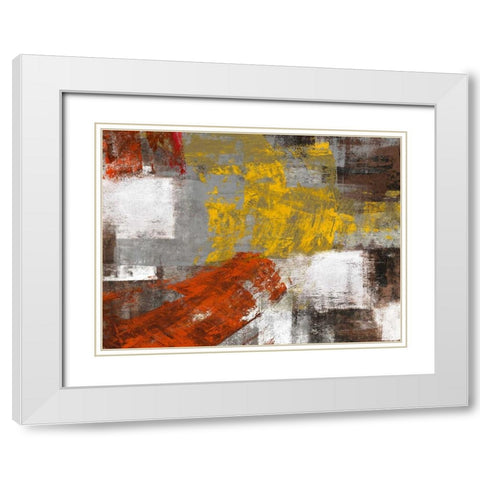 Summer Breeze White Modern Wood Framed Art Print with Double Matting by Stone, Jim