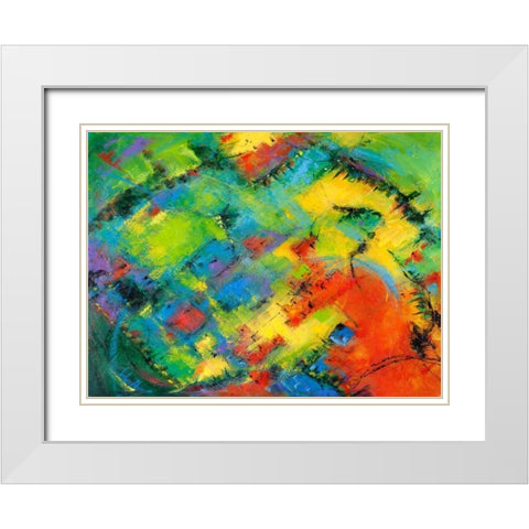 Immagini di viaggi White Modern Wood Framed Art Print with Double Matting by Marzari, Tebo