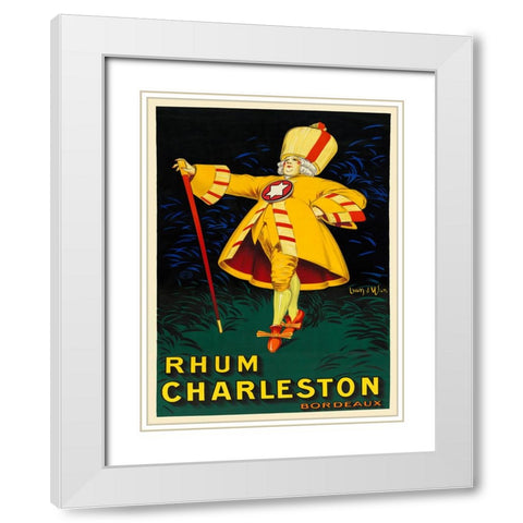 Rhum Charleston White Modern Wood Framed Art Print with Double Matting by Dylen, Jean