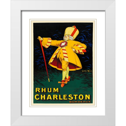 Rhum Charleston White Modern Wood Framed Art Print with Double Matting by Dylen, Jean