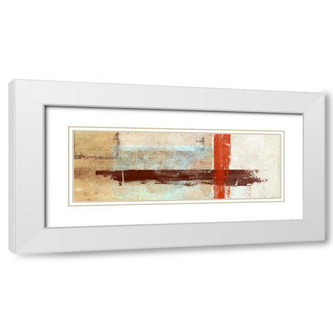 Colorscape White Modern Wood Framed Art Print with Double Matting by Aprile, Alessio