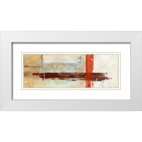 Colorscape White Modern Wood Framed Art Print with Double Matting by Aprile, Alessio
