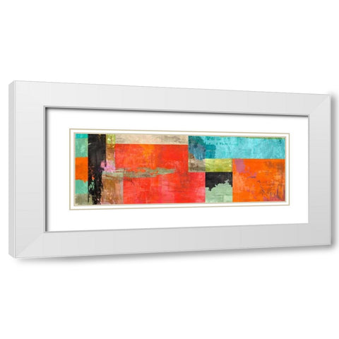 Midnight Moves White Modern Wood Framed Art Print with Double Matting by Baron, Alphonse