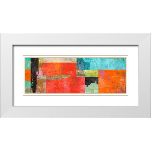Midnight Moves White Modern Wood Framed Art Print with Double Matting by Baron, Alphonse