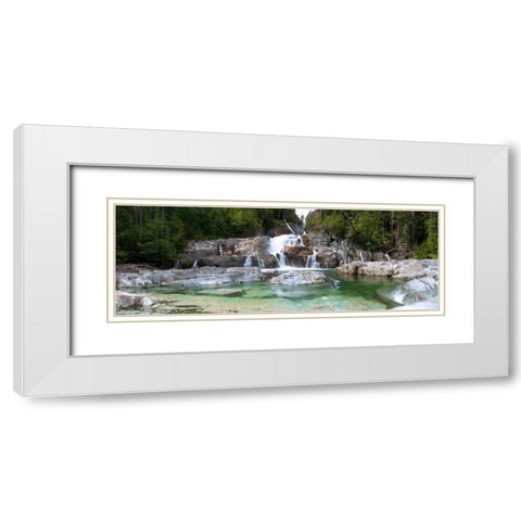 Lower Myra Falls Vancouver Island British Columbia Canada White Modern Wood Framed Art Print with Double Matting by Nizamov, Shamil