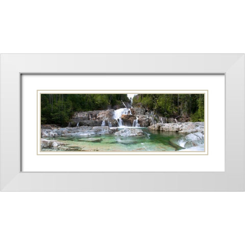 Lower Myra Falls Vancouver Island British Columbia Canada White Modern Wood Framed Art Print with Double Matting by Nizamov, Shamil