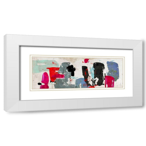 Supersonic White Modern Wood Framed Art Print with Double Matting by Munson, Anne