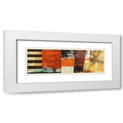 Memento White Modern Wood Framed Art Print with Double Matting by Bacci, Leonardo