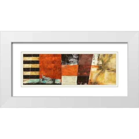 Memento White Modern Wood Framed Art Print with Double Matting by Bacci, Leonardo