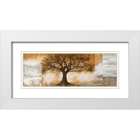 Naturalia White Modern Wood Framed Art Print with Double Matting by Bacci, Leonardo