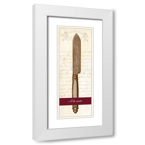 A la carte White Modern Wood Framed Art Print with Double Matting by Dellal, Remy