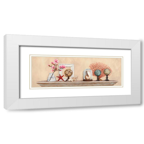 Memoires de voyage White Modern Wood Framed Art Print with Double Matting by Dellal, Remy