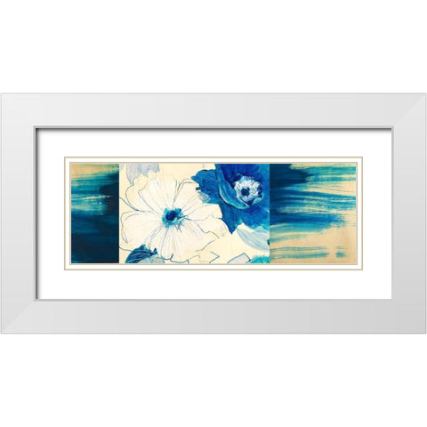 Toile White Modern Wood Framed Art Print with Double Matting by Kelly, Parr