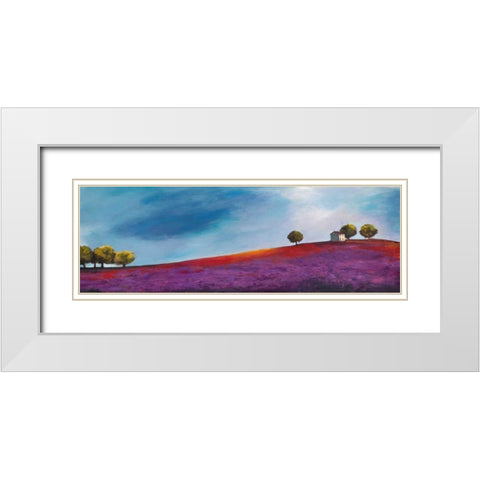 Late Afternoon White Modern Wood Framed Art Print with Double Matting by Bloom, Philip