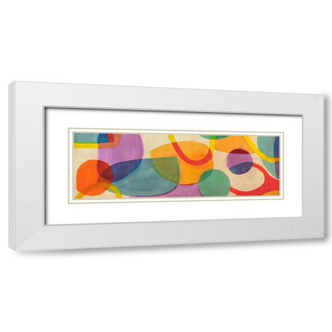 Pavilion White Modern Wood Framed Art Print with Double Matting by Roja, Steve