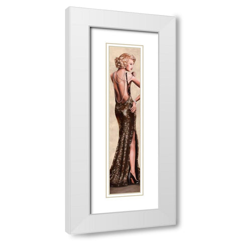 Red Carpet White Modern Wood Framed Art Print with Double Matting by Duval, Sonya