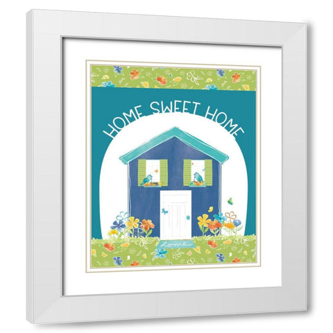 Happy at Home XXIII White Modern Wood Framed Art Print with Double Matting by Reed, Tara