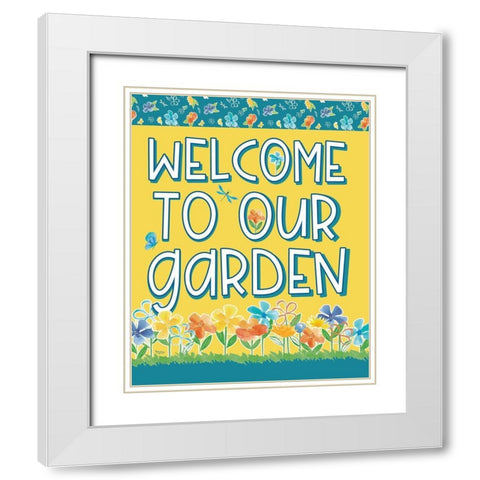 Happy at Home XXIV White Modern Wood Framed Art Print with Double Matting by Reed, Tara